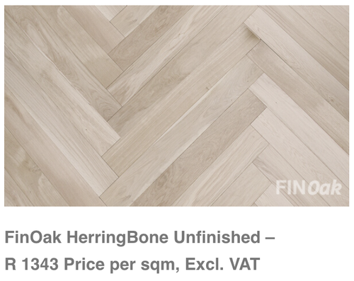 FinOak HerringBone Unfinished