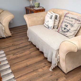 Beautiful laminate installation throughout a warm and cozy Home in Erasmus Kloof.
