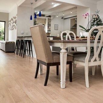 Beautiful laminate installation throughout a warm and cozy Home in Gauteng.