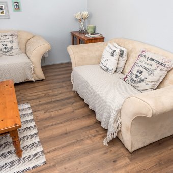 Beautiful laminate installation throughout a warm and cozy Home in Erasmus Kloof.